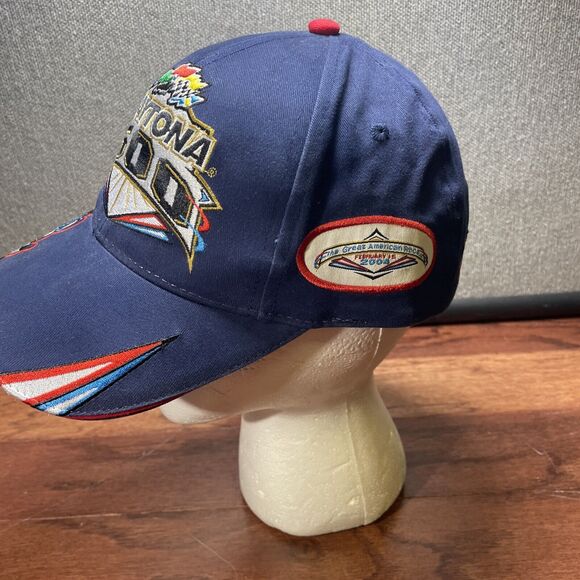 MICKEY MOUSE 2004 Daytona 500 NASCAR Kudzu  Blue Race Hat Cap - Picture 5 of 8